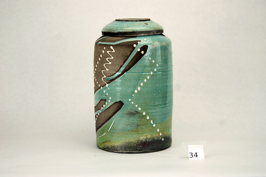 Urne Raku N°34 - 4L Urne Raku N°34 - 4L